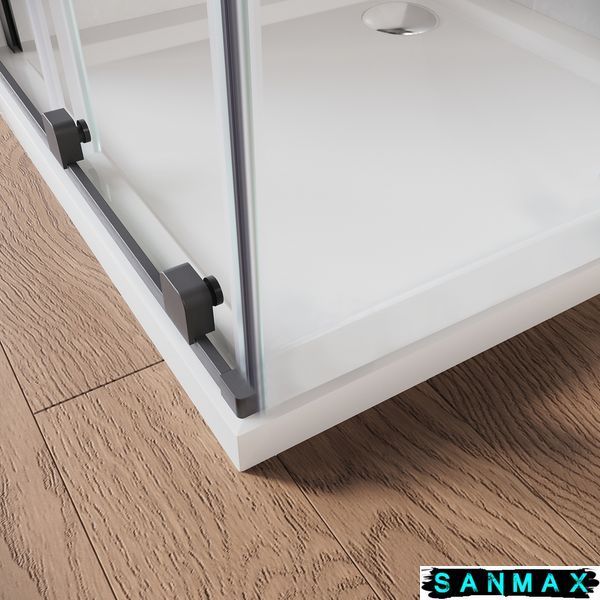 Двері у нішу Walk-In розсувні Koer SR SD07-120x200-R-TR-07 прозоре скло Easy Clean 8мм Графіт (KR5775) KR5775 фото