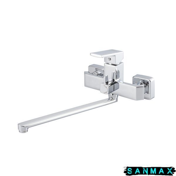 Змішувач для ванни Haiba Gaudi 006 Euro Хром (HB9593) HB9593 фото