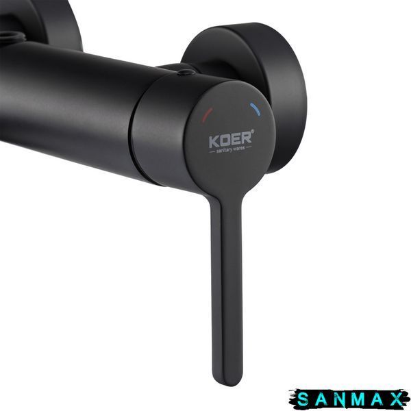 Душова система зі змішувачем Koer KB-56029-05 3 функції Чорний (KR5490) KR5490 фото