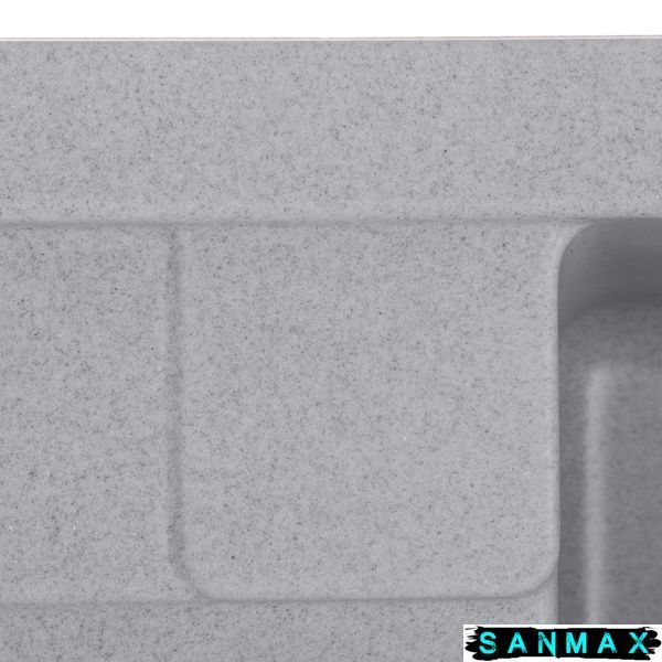 Мийка кухонна Zerix ZS-6550S-09 Сіра (ZX4543) ZX4543 фото