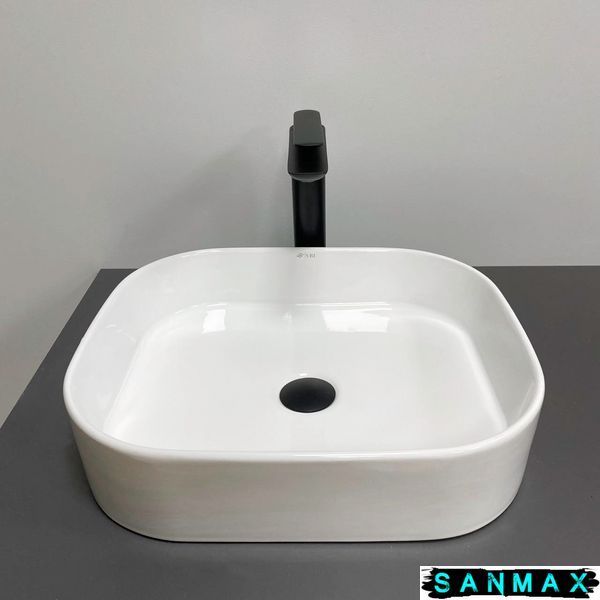 Умивальник накладний Vbi Vestone 45 Білий VBI-017000 фото