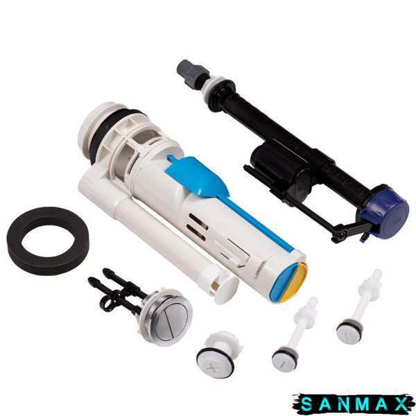 Бачок до унітазу-компакту Mixxus Premium Bevel-0401-T1 Tank 625х390х845 зі зливною арматурою (MI8321) MI8321 фото