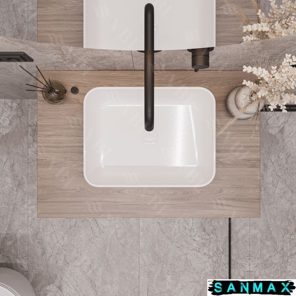 Умивальник накладний Vbi Palermo S Білий VBI-012301 фото