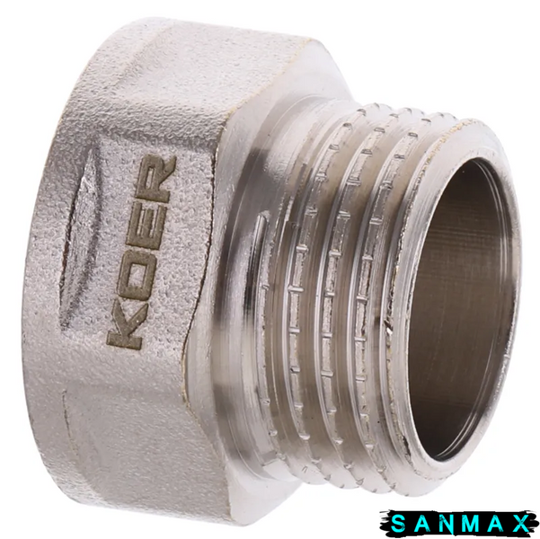 Подовжувач нікельований 1/2-10мм Koer WM.E06-10.WN (KR3001) KR3001 фото