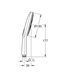 Лійка ручна для душу 3 режими струменю Grohe Rainshower SmartActive (26574000) 26574000 фото 7