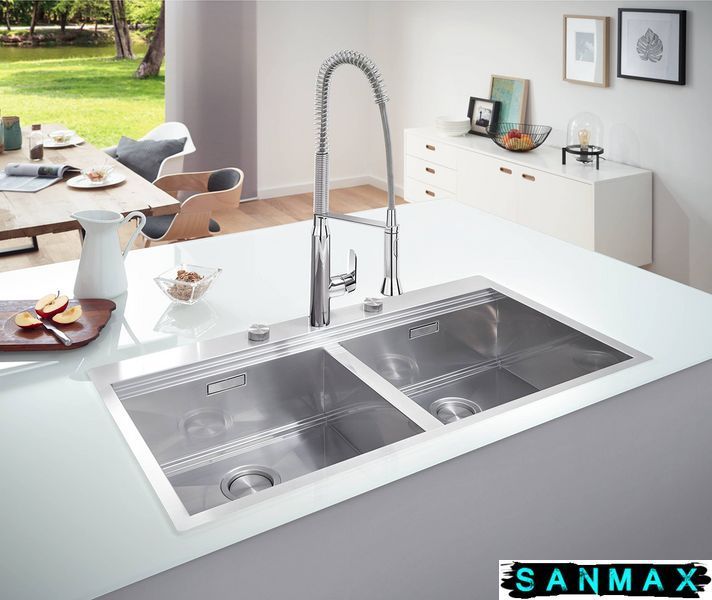Мийка кухонна Grohe EX Sink K800 Подвійна (120 cm) (31585SD0) 31585SD0 фото
