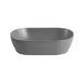 Умивальник накладний керамічний Mixxus Premium Ellipse-0109 Gray 500x300x140mm Сірий (MP6653) MP6653 фото 9