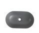 Умивальник накладний керамічний Mixxus Premium Ellipse-0109 Gray 500x300x140mm Сірий (MP6653) MP6653 фото 5