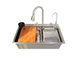 Кухонна інтегрована мийка Zerix ZH7546-Set-06.SUS304 Decor Satin з вбудованим змішувачем (ZX5682) ZX5682 фото 1