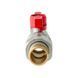 Кран з американкою Koer Extreme KE.227-20 - 3/4" ручка "метелик" червона (KR5766) KR5766 фото 2