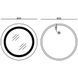 Дзеркало Mixxus Plain MC02-60-Case з Led Touch, Anti-fog, димером, рег. яскравості, годинником (MI6661) MI6661 фото 11