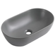 Умивальник накладний керамічний Mixxus Premium Ellipse-0109 Gray 500x300x140mm Сірий (MP6653) MP6653 фото 8