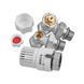 Комплект для підключення радіатора Koer SET-29 - 1/2'' (кутовий) з термоголовкою (KR5716) KR5716 фото 2