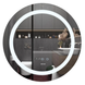 Дзеркало Mixxus Plain MC02-60-Case з Led Touch, Anti-fog, димером, рег. яскравості, годинником (MI6661) MI6661 фото 1
