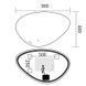 Дзеркало Mixxus Premium Diverse MA01-90x60-Reverse (Led Touch, Anti-fog, димер (3-6,5kK) (MP6633) MP6633 фото 3