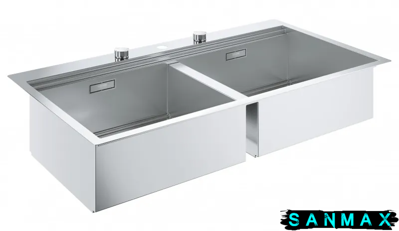 Мийка кухонна Grohe EX Sink K800 Подвійна (120 cm) (31585SD0) 31585SD0 фото