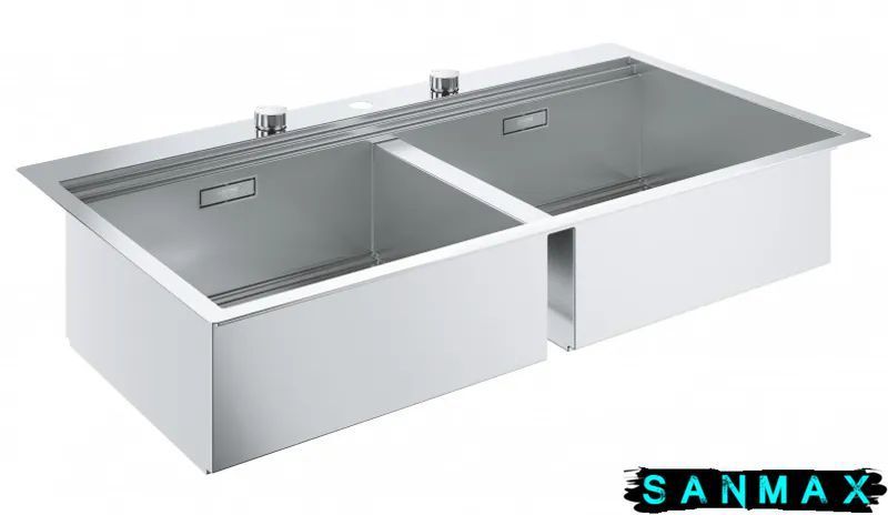 Мийка кухонна Grohe EX Sink K800 Подвійна (120 cm) (31585SD0) 31585SD0 фото