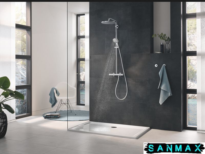 Лійка ручна для душу 3 режими струменю Grohe Rainshower SmartActive (26574000) 26574000 фото