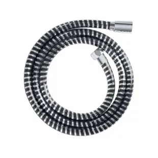 Шланг для душу Aquastrong Pvc Чорний-Silver 150 см пакет (P002-15) P002-15 фото