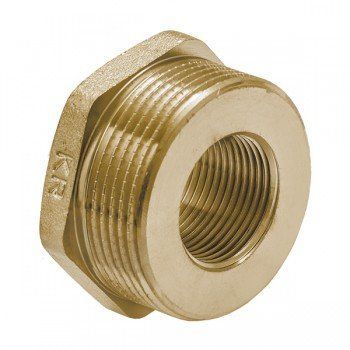 Футорка латунна 1/2х3/4 Koer KF.F0608.WN (KR5100) KR5100 фото