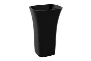 Умивальник вільностоячий Besco Assos 41х52 чорний #UMD-A-WOBW+40% фото