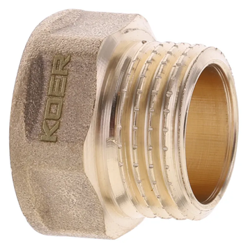 Подовжувач латунний 1/2-10мм Koer WM.E06-10.WN (KR3008) KR3008 фото