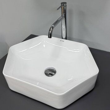 Умивальник накладний Vbi Quaglio Білий Vbi-012622 фото