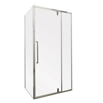 Душова кабіна без піддону Mixxus Premium Bevel SC01-100x80x195-TR Хром прозоре скло 6мм (MI6869) MI6869 фото