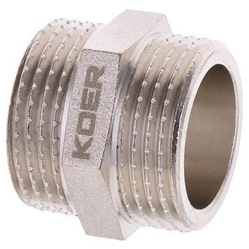 Ніпель нікельований 1 Koer WM.N10 (KR2992) KR2992 фото
