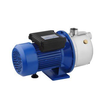 Насос поверхневий самовсмоктуючий Agua JET 100S Нmax 45 м Qmax 52 л/хв P 1100 Вт корпус нержавіюча сталь CV035086 фото