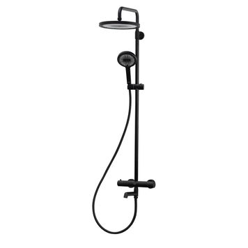 Душова система термостатична Koer KB-57029-05 3 функції Чорна (KR5491) KR5491 фото
