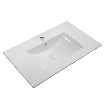 Умивальник накладний керамічний Mixxus Premium Cubic-1503 810х460х170mm з переливом (MP6497) MP6497 фото
