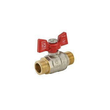 Кран кульовий 1/2 БШШ Вода Koer KR.219 Червоний метелик (KR0095) KR0095 фото
