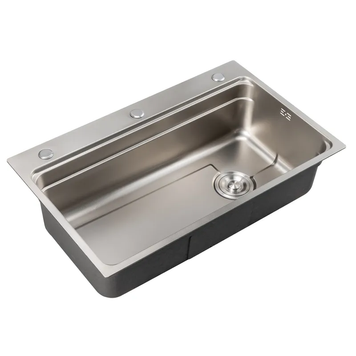 Мийка з нержавіючої сталі Mixxus MS7546-Set-01 Micro Decor SS Color (3.0/0.8) комплект (нерж.) (MI8391) MI8391 фото