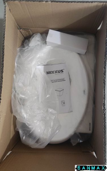 Раковина підвісна Mixxus Premium Diverse-1201-R 400х215х140mm з отвором під змішувач та переливом (MP6506) MP6506 фото