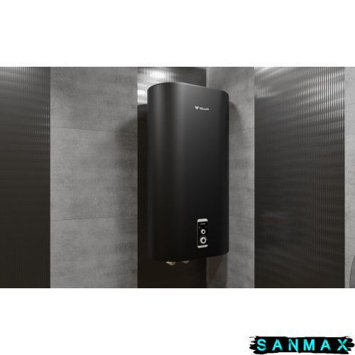 Бойлер Willer 50л EV50DR Grand плоский вертикальний сухий тен 2 кВт (колір чорний зоряне небо) (EV50DR Grand-SP-black-skyl) EV50DR Grand-SP-black-sky фото