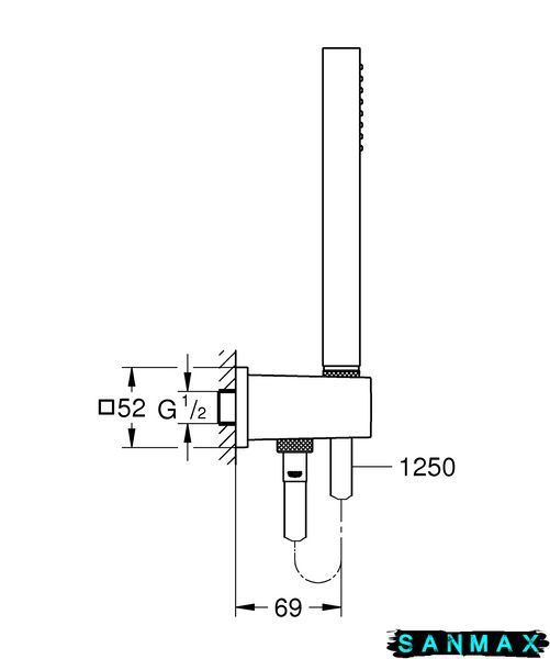 Вбудована душова система Grohe Grohtherm Smartcontrol (26405SC2) 26405SC2 фото