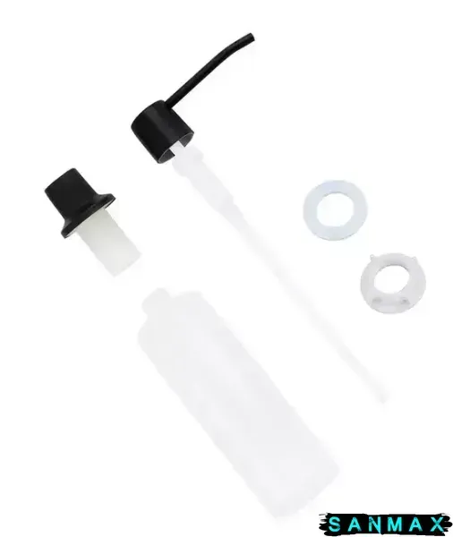 Кухонна інтегрована мийка Mixxus Premium MH7545-Set-04 Nano-Чорний з вбудованим змішувачем з нерж. сталі (MX1700) MX1700 фото