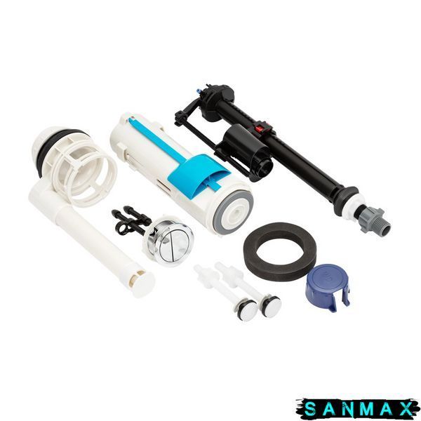 Бачок до унітазу-компакту Mixxus Premium Bevel-0402-R Tank 670х390х880 зі зливною арматурою (MI8327) MI8327 фото