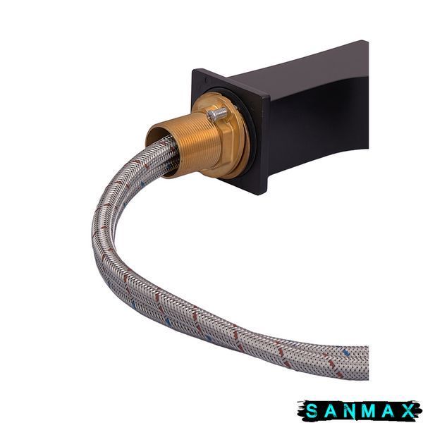 Змішувач для умивальника, чорний Koer KB-10007-05 (KR3439) KR3439 фото