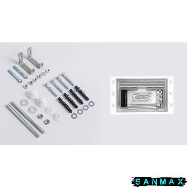Інсталяція для унітазу механіка Koer KT-0502-01 з панеллю KT-0602-01 Хром+звукоізоляція (KR5171) KR5171 фото