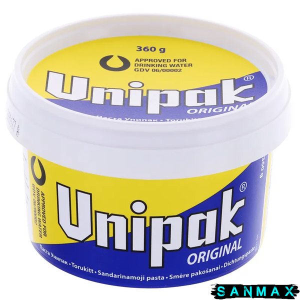 Паста для ущільнення різьбових з'єднань Unipak 360г. (в банці) (UP0580) UP0580 фото