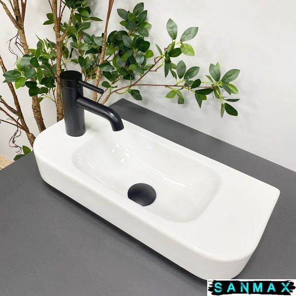 Умивальник накладний Vbi Aprilia R Білий VBI-015607 фото