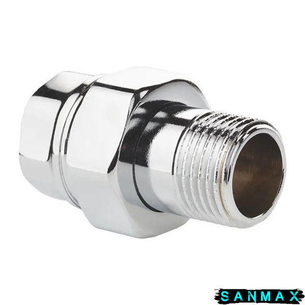 Згін американка 3/4 прямий Koer KR.341.chr Хром (KR2703) KR2703 фото