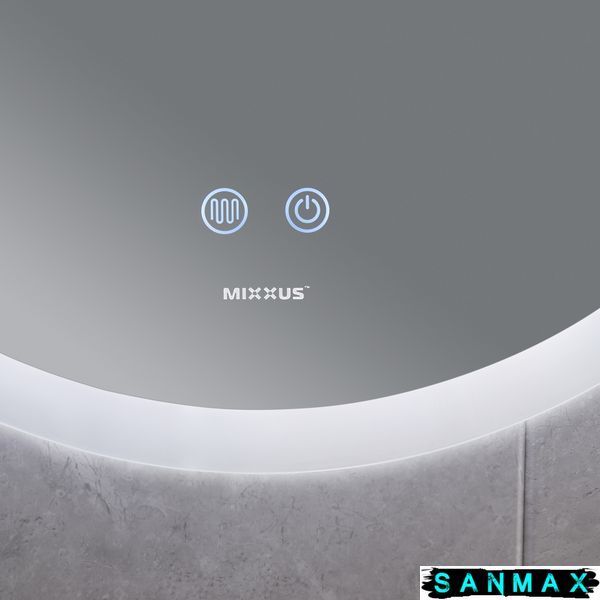 Дзеркало Mixxus Plain MC11-60 з Led Touch, Anti-fog, димером, рег. яскравості (MI6663) MI6663 фото