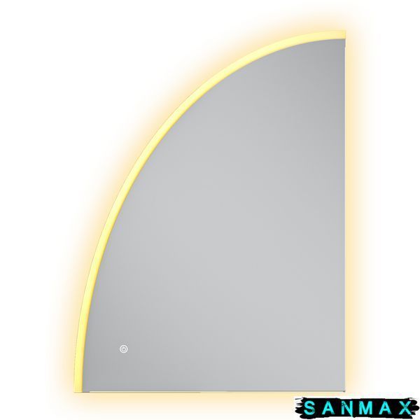 Дзеркало Mixxus Premium Topper MS02-75x100 (Led Touch, Anti-fog, димер (3-6,5kK)) (MP6634) MP6634 фото