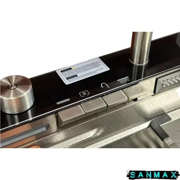 Кухонна інтегрована мийка Mixxus Premium MH7545-Set-04 Nano-Чорний з вбудованим змішувачем з нерж. сталі (MX1700) MX1700 фото