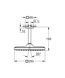 Верхній душ з стельовим кронштейном Grohe Tempesta Cube (26688000) 26688000 фото 6