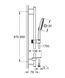 Душовий гарнітур зі штангою, 3 режими струменю Grohe Rainshower SmartActive (26586000) 26586000 фото 5