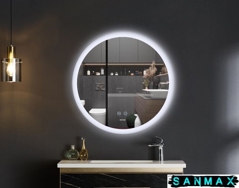 Дзеркало Mixxus Plain MC11-60 з Led Touch, Anti-fog, димером, рег. яскравості (MI6663) MI6663 фото